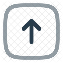 Square Arrow Up  Icon