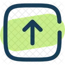Square Arrow Up Navigation Multiply Icon