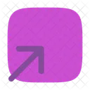 Square Bottom Up Icon