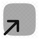 Square Bottom Up Icon