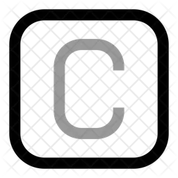Square c letter  Icon