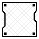Square Circuit Board Rectangular Circuit Board Square Icon