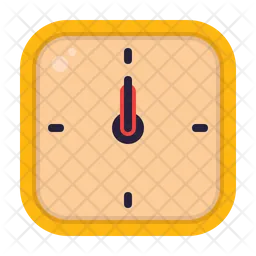 Square Clock  Icon