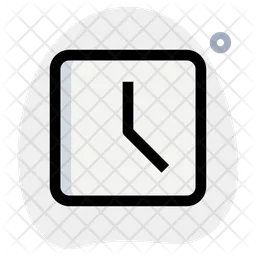 Square Clock  Icon