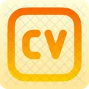 Square Cv  Icon