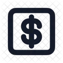 Square-dollar  Icon