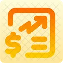 Square Dollar Chart  Icon