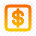 Square Dollar Icon