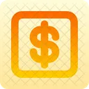 Square Dollar  Icon