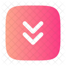 Square Double Alt Arrow Down  Icon