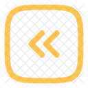 Square Double Alt Arrow Left Arrow Left Icon