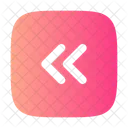 Square Double Alt Arrow Left Icon