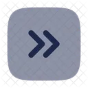 Square Double Alt Arrow Right Arrow Right Icon