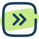 Square Double Alt Arrow Right Arrow Right Icon