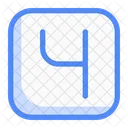 Square Four 4 People Icon