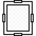 Square Frame Geometric Clean Lines Icon