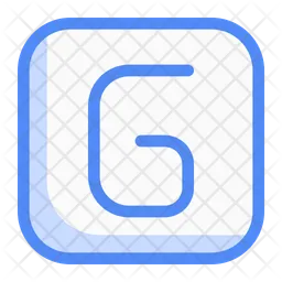 Square g letter  Icon