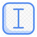 Square I Letter Letter Love Icon