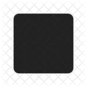 Square Button High Icon