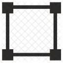 Square Form Lines Icon