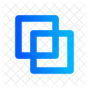 Square Intersect  Icon