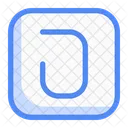 Square J Letter Letter Text Icon