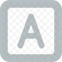 Square Letter A  Icon