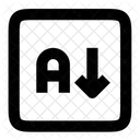 Square Letter Asc Icon