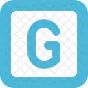 Square Letter G Letter G Icon