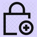 Square Lock Add Add Lock Lock Icon