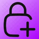 Square Lock Add Add Lock Lock Icon