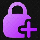 Square Lock Add Add Lock Lock Icon