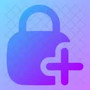 Square Lock Add Add Lock Lock Icon