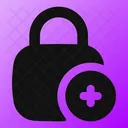 Square Lock Add Add Lock Lock Icon