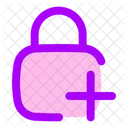 Square Lock Add Add Lock Lock Icon