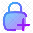 Square Lock Add Add Lock Lock Icon