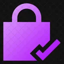 Square Lock Check Icon