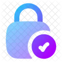 Square Lock Check Lock Check Check Lock Icon