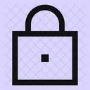 Square Lock Secure Security Icon