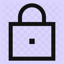 Square-lock-  Icon