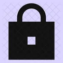 Square Lock Secure Security Icon