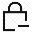 Square Lock Minus Lock Minus Remove Lock Icon