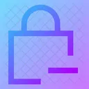 Square Lock Minus Lock Minus Remove Lock Icon