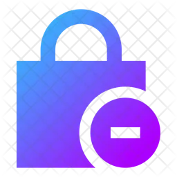 Square-lock-minus-  Icon