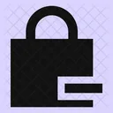 Square Lock Minus Lock Minus Remove Lock Icon