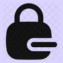 Square Lock Minus Icon