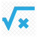Square Root Mathematical Education Icon