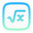 Square Root Square Icon