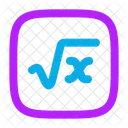 Square Root Square Icon