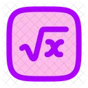 Square Root Square Icon